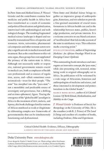 Produktbild: Para-States and Medical Science