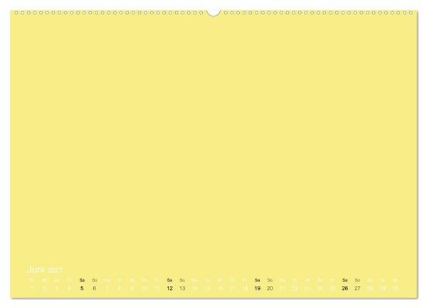 Produktbild: Bastelkalender - Gelb (Wandkalender 2027 DIN A2 quer), CALVENDO Monatskalender