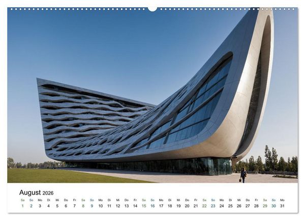 Produktbild: Einsamkeit in Architektur (Wandkalender 2026 DIN A2 quer), CALVENDO Monatskalender