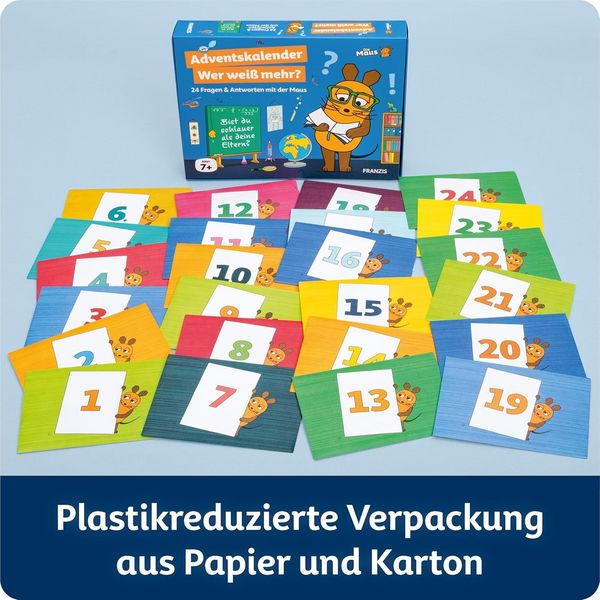 Produktbild: FRANZIS 67216 - Die Maus Adventskalender Wer wei&szlig; mehr?