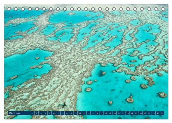 Produktbild: Great Barrier Reef und die Whitsundays (Tischkalender 2026 DIN A5 quer), CALVENDO Monatskalender