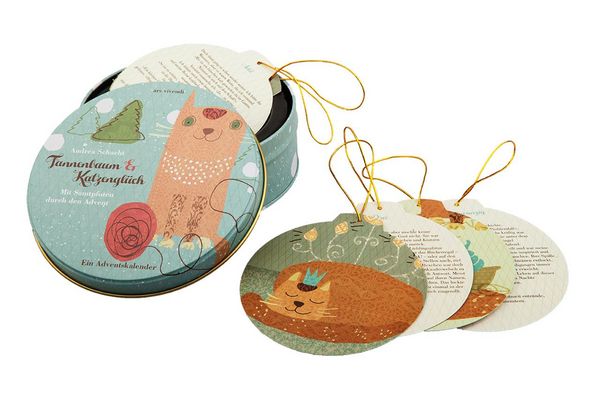 Produktbild: Adventskalender Tannenbaum und Katzengl&uuml;ck - Mit Samtpfoten durch den Advent