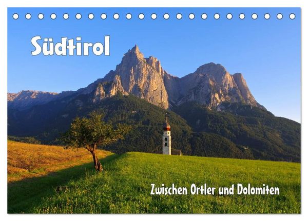 Produktbild: S&uuml;dtirol - Zwischen Ortler und Dolomiten (Tischkalender 2026 DIN A5 quer), CALVENDO Monatskalender
