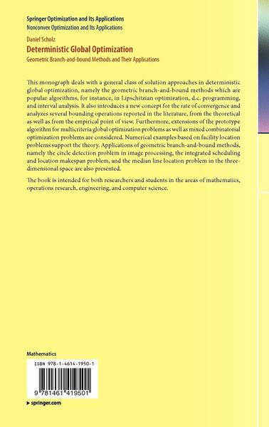 Produktbild: Deterministic Global Optimization