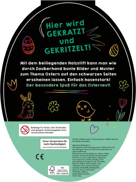 Produktbild: Mein Oster-Kritzkratz-Ei