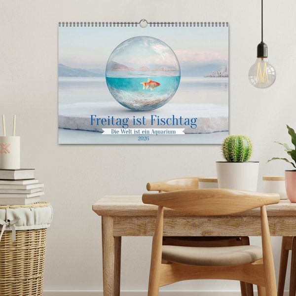 Produktbild: Freitag ist Fischtag (Wandkalender 2026 DIN A3 quer), CALVENDO Monatskalender