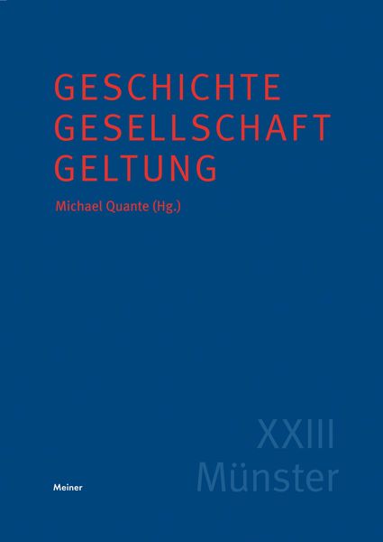 Produktbild: Geschichte - Gesellschaft - Geltung