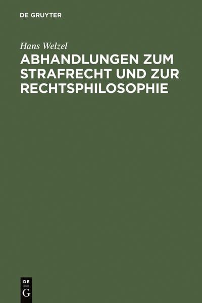 Produktbild: Abhandlungen zum Strafrecht und zur Rechtsphilosophie