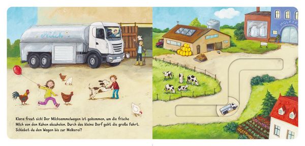 Produktbild: Meine Schiebebahn-Pappe (Soundbuch): Fahr mit auf dem Bauernhof