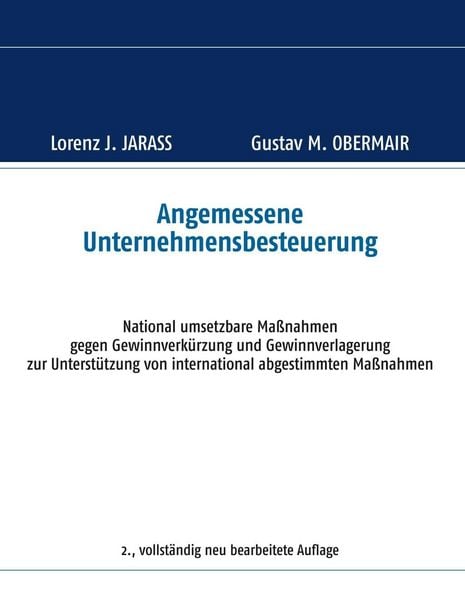 Produktbild: Angemessene Unternehmensbesteuerung