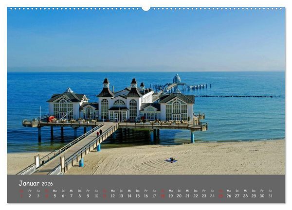 Produktbild: R&uuml;gen &ndash; Insel der Superlative (hochwertiger Premium Wandkalender 2026 DIN A2 quer), Kunstdruck in Hochglanz
