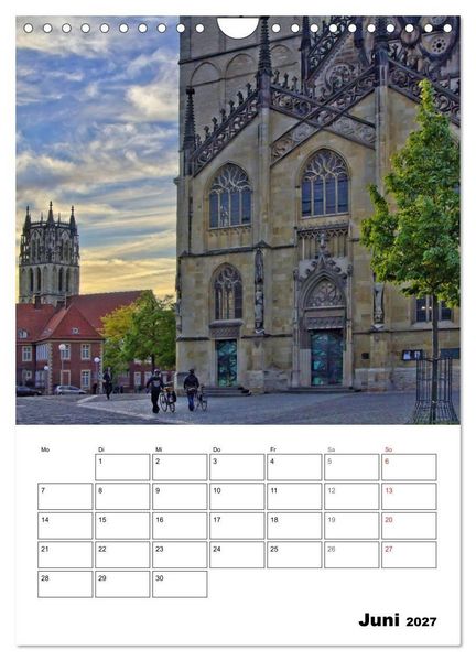 Produktbild: M&uuml;nster entdecken (Wandkalender 2027 DIN A4 hoch), CALVENDO Monatskalender