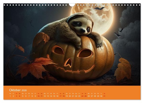 Produktbild: Der Kalender f&uuml;r echte Faultiere (Wandkalender 2026 DIN A3 quer), CALVENDO Monatskalender