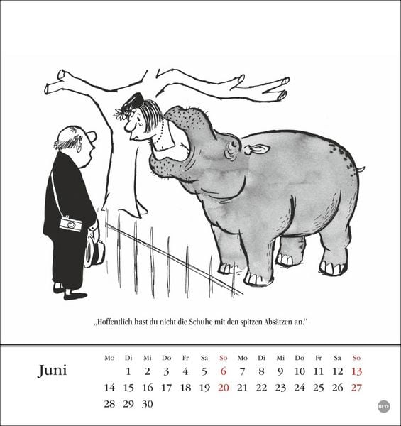 Produktbild: Loriot Postkartenkalender 2027