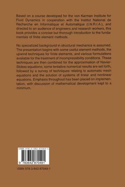Produktbild: Implementation of Finite Element Methods for Navier-Stokes Equations