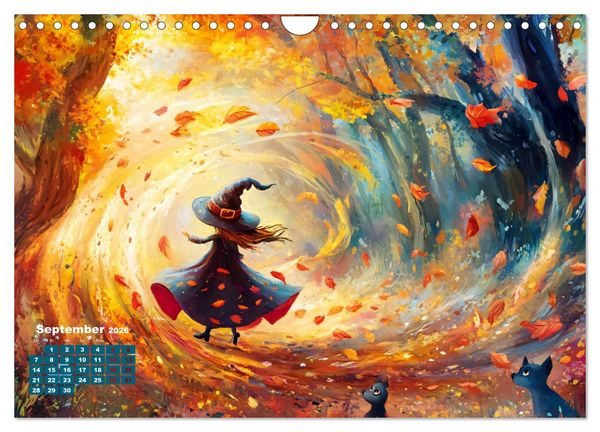 Produktbild: Zauber zur Mitternacht (Wandkalender 2026 DIN A4 quer), CALVENDO Monatskalender