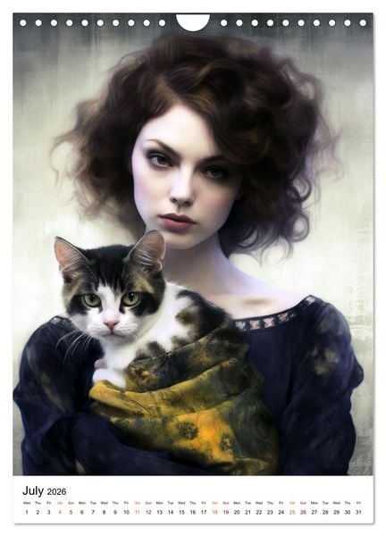 Produktbild: Meow and Forever (Wall Calendar 2026 DIN A4 portrait), CALVENDO 12 Month Wall Calendar