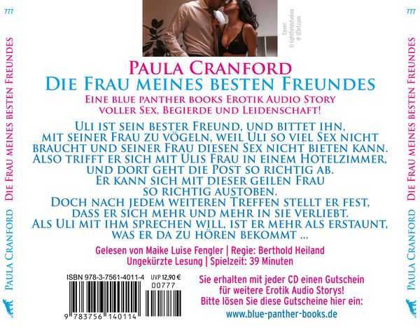 Produktbild: Die Frau meines besten Freundes | Erotik Audio Story | Erotisches H&ouml;rbuch Audio-CD