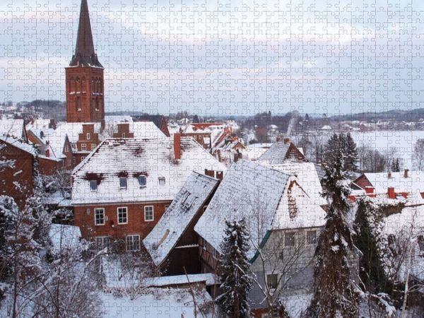 Produktbild: CALVENDO Puzzle Pl&ouml;n im Schnee | 1000 Teile Lege-Gr&ouml;&szlig;e 64x48cm Foto-Puzzle f&uuml;r gl&uuml;ckliche Stunden