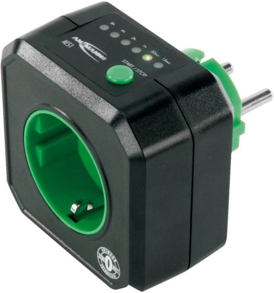 Produktbild: Ansmann 5024063 Steckdosen-Timer digital Tagesprogramm 2500W IP20