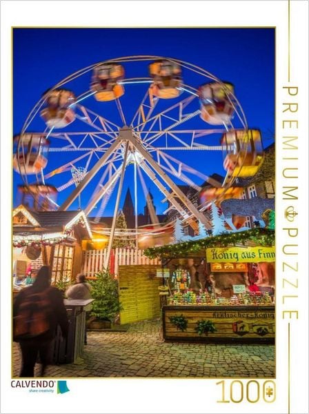 CALVENDO Puzzle Weihnachtsmarkt Goslar | 1000 Teile Lege-Größe 64x48cm Foto-Puzzle für glückliche Stunden