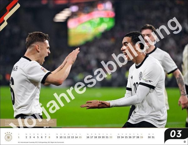 Produktbild: DFB M&auml;nner Posterkalender 2027