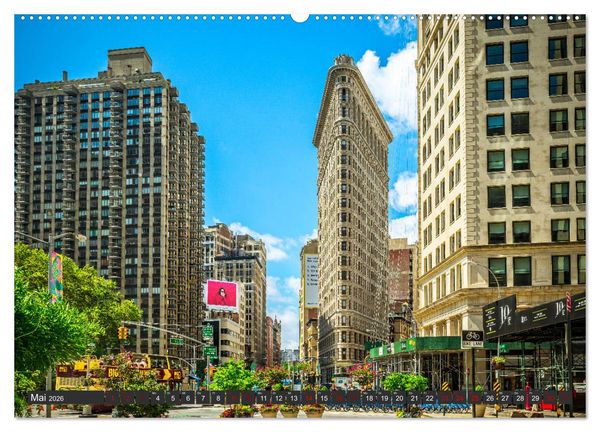 Produktbild: Stadtansichten New York (Wandkalender 2026 DIN A2 quer), CALVENDO Monatskalender