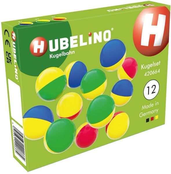 Produktbild: HUBELINO Kugelset zweifarbig - bunt (12-teilig)