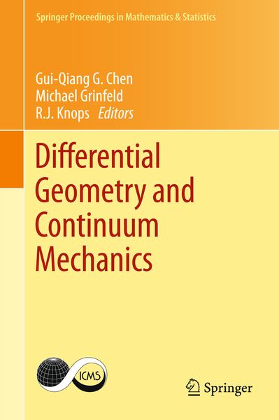 Produktbild: Differential Geometry and Continuum Mechanics