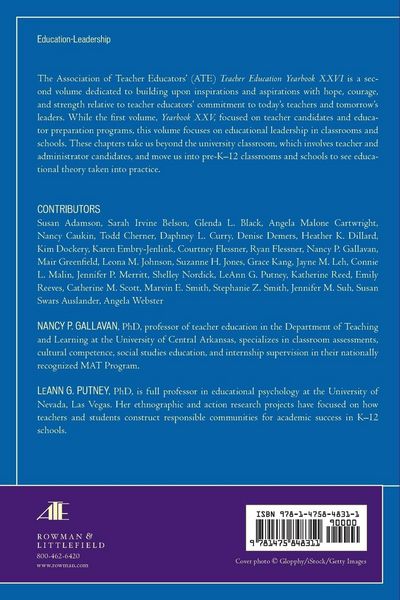 Produktbild: Teacher Education Yearbook XXVI Building upon Inspirations and Aspirations with Hope, Courage, and Strength