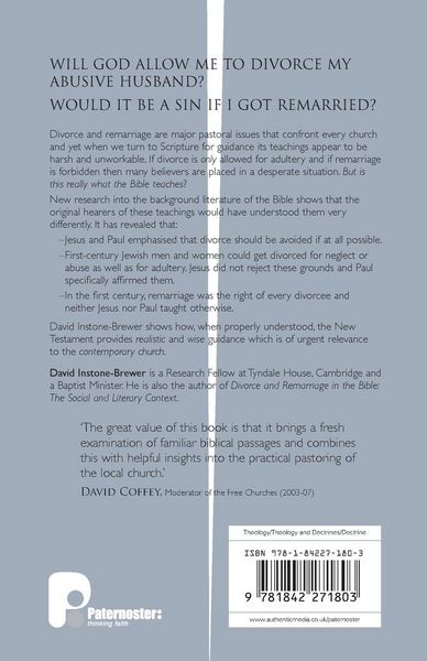 Produktbild: Divorce and Remarriage in the Church