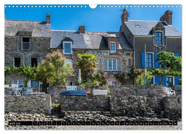 Produktbild: Bretagne Un r&ecirc;ve en couleurs (Calendrier mural 2026 DIN A3 vertical), CALVENDO calendrier mensuel