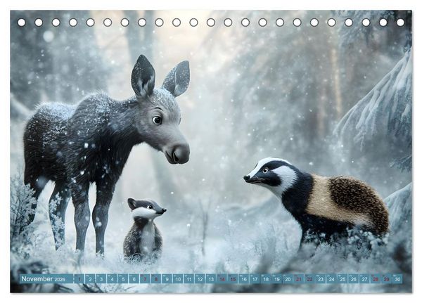 Produktbild: Emil und die Wunder der Natur (Tischkalender 2026 DIN A5 quer), CALVENDO Monatskalender
