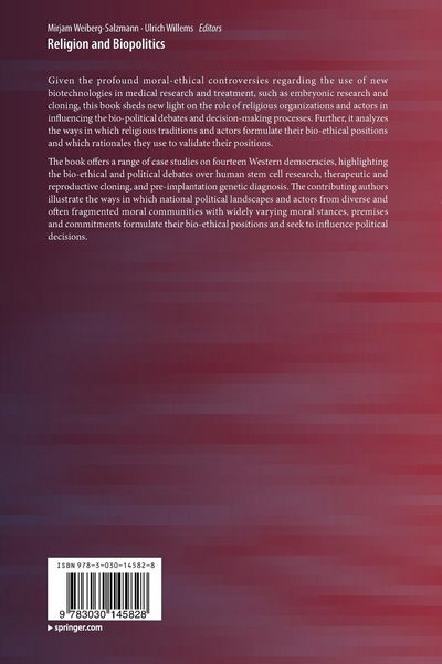 Produktbild: Religion and Biopolitics