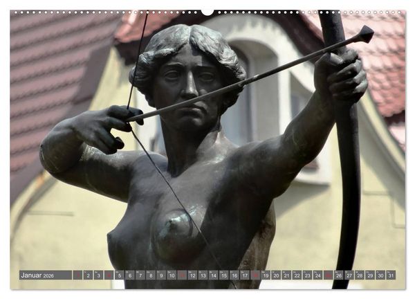 Produktbild: Bogenschie&szlig;en. Sport - Spa&szlig; - Spannung (Wandkalender 2026 DIN A2 quer), CALVENDO Monatskalender