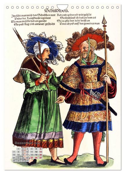 Produktbild: Landsknechte und Soldaten: Historische Uniformen (Wandkalender 2026 DIN A4 hoch), CALVENDO Monatskalender