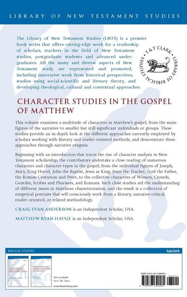 Produktbild: Character Studies in the Gospel of Matthew