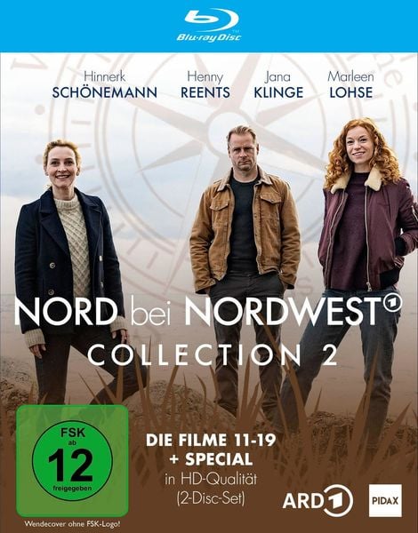 Produktbild: Nord bei Nordwest - Collection 2 / Weitere 10 Spielfilmfolgen der erfolgreichen K&uuml;stenkrimi-Reihe in brillanter HD-Qualit&auml;t [2 BRs]