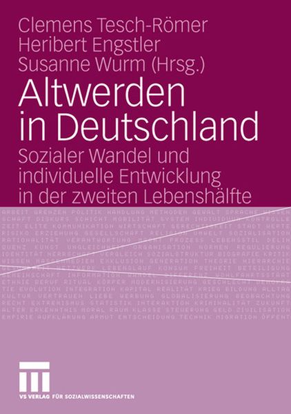 Produktbild: Altwerden in Deutschland
