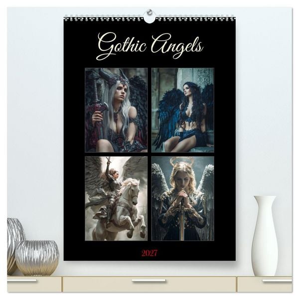 Produktbild: Gothic Angels (hochwertiger Premium Wandkalender 2027 DIN A2 hoch), Kunstdruck in Hochglanz