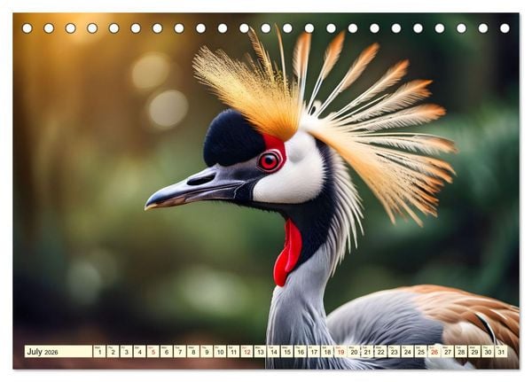 Produktbild: Africa's diverse birdlife (Desk Calendar 2026 DIN A5 landscape), CALVENDO 12 Month DeskCalendar