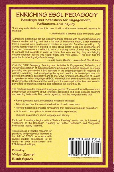 Produktbild: Enriching Esol Pedagogy