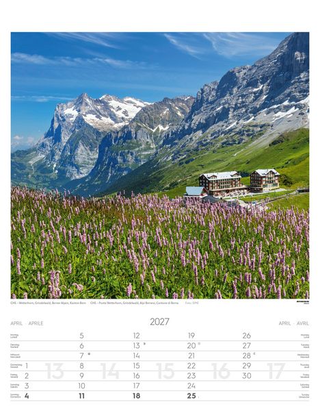 Produktbild: Alpen Kalender 2027