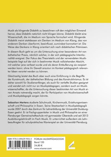 Produktbild: Musik als klingende Didaktik