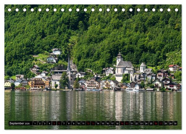 Produktbild: Welterberegion Hallstatt Dachstein (Tischkalender 2026 DIN A5 quer), CALVENDO Monatskalender