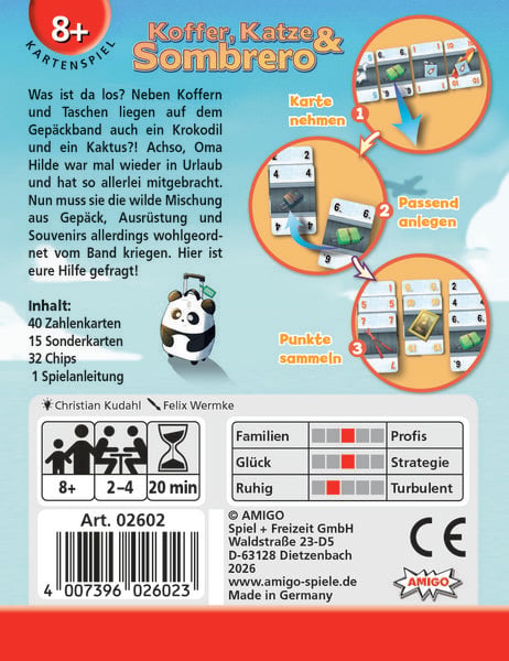 Produktbild: Koffer, Katze & Sombrero