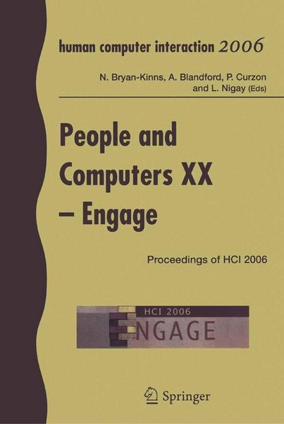 Produktbild: People and Computers XX - Engage