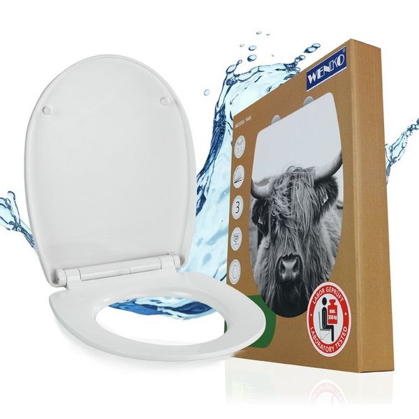 Produktbild: WC Sitz Mod. Yak, Toilettendeckel mit Absenkautomatik und Motiv