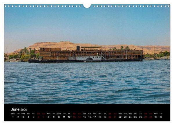 Produktbild: On the trail of the ancient Egypt (Wall Calendar 2026 DIN A3 landscape), CALVENDO 12 Month Wall Calendar