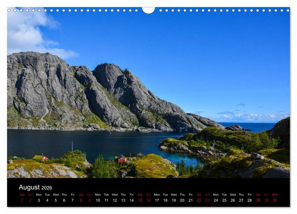 Produktbild: The magical Lofoten Islands (Wall Calendar 2026 DIN A3 landscape), CALVENDO 12 Month Wall Calendar